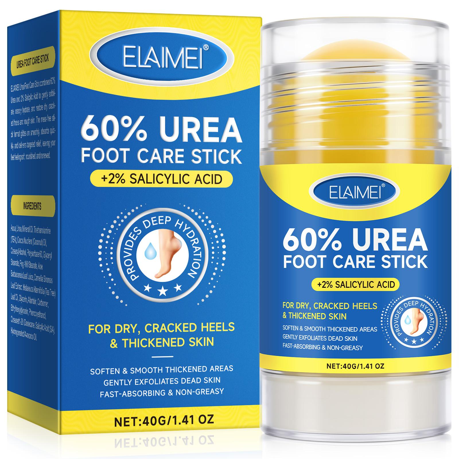 ELAIMEI Urea Care Stick, Hand and Foot Cream, Anti-Cracking Foot Cream, Moisturizing, Anti-Cracking, Softening and Nourishing Cream, suitable for dry, cracked feet, removes dead skin, and moisturizes dry skin
