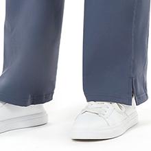 Yoga Scrub Pants for Women - 4-Way Stretch Fabric with 5 Pockets, Mid Rise Flared Leg Work Pants Featuring a Cargo Pocket SpringStatements