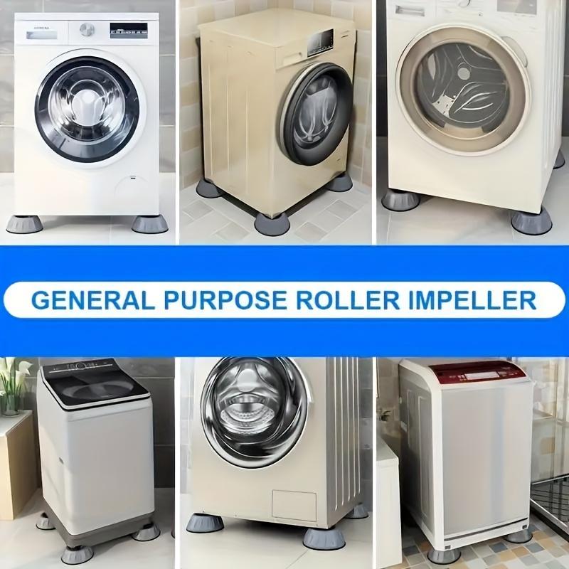5-Piece Shockproof Washing Machine Mat - Non-slip, Shockproof and Noise Reduction Mat for Washer and Dryer Support