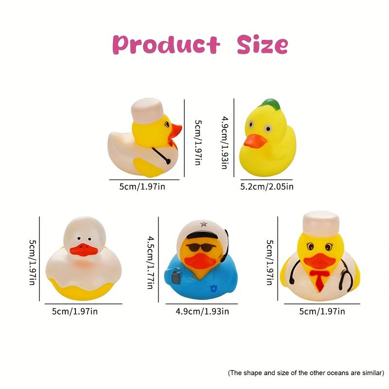 Mixed Duck Toys, Kids Pool Floats, Pool Floaters, Boy Girl Party Supplies, Mini Beach Toys, Birthday Gifts, Thanksgiving Christmas New Year Decorations