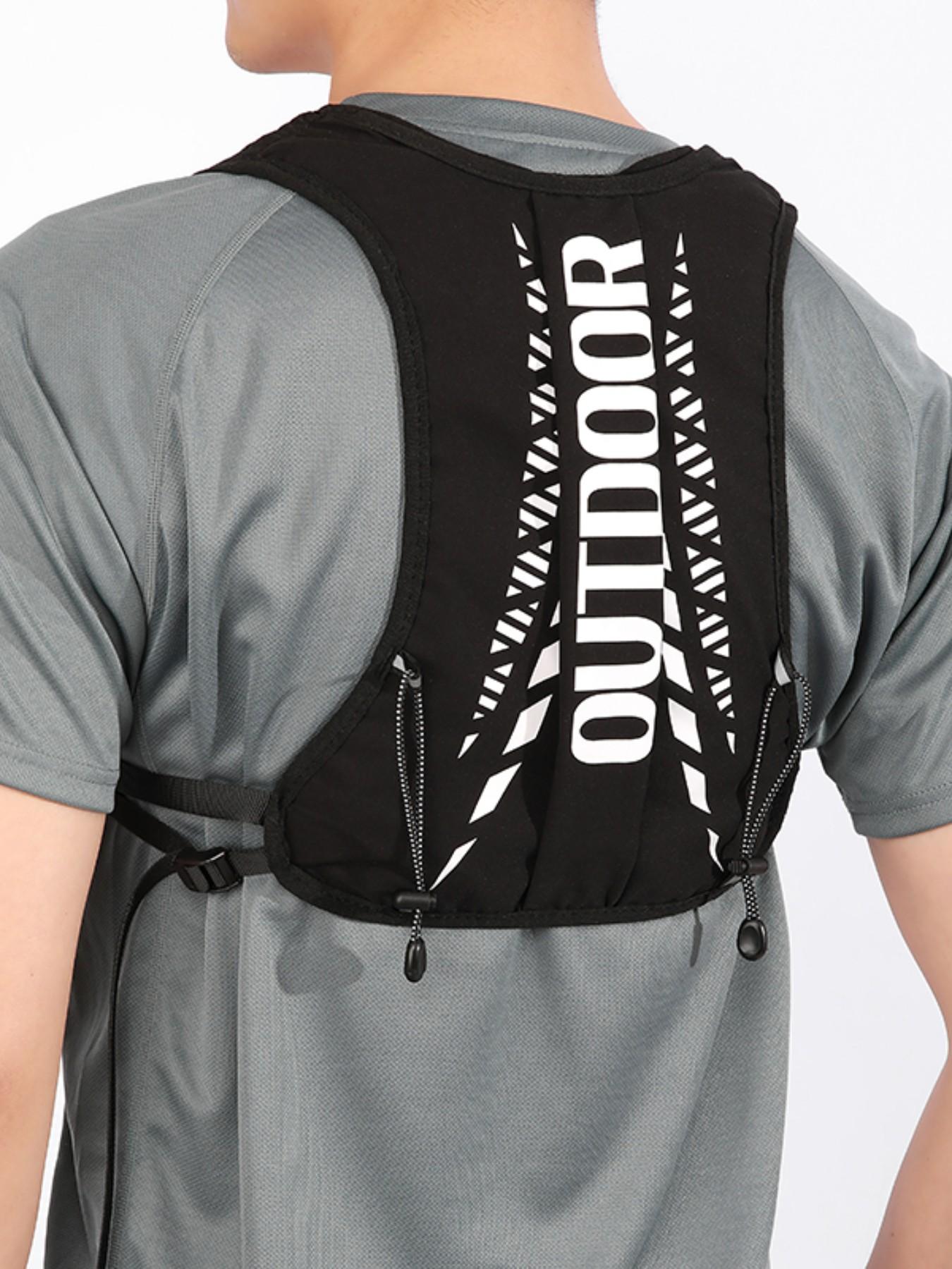 Running Hydration Bladder Backpack, Multi-Functional Skin Pack for Cycling & Fitness, Breathable Reflective Vest for Men & Women, Jogging Equipment