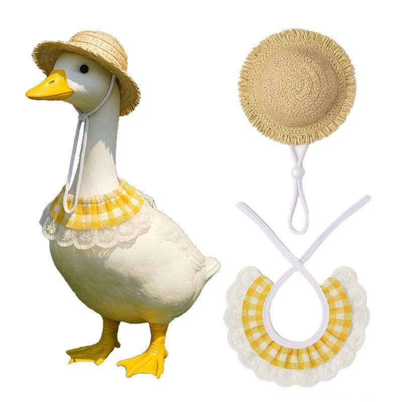Porch Goose Costume Spring Summer Farmhouse Style, Pet Decoration Trendy Brand, Cute Animal for Outdoor Events