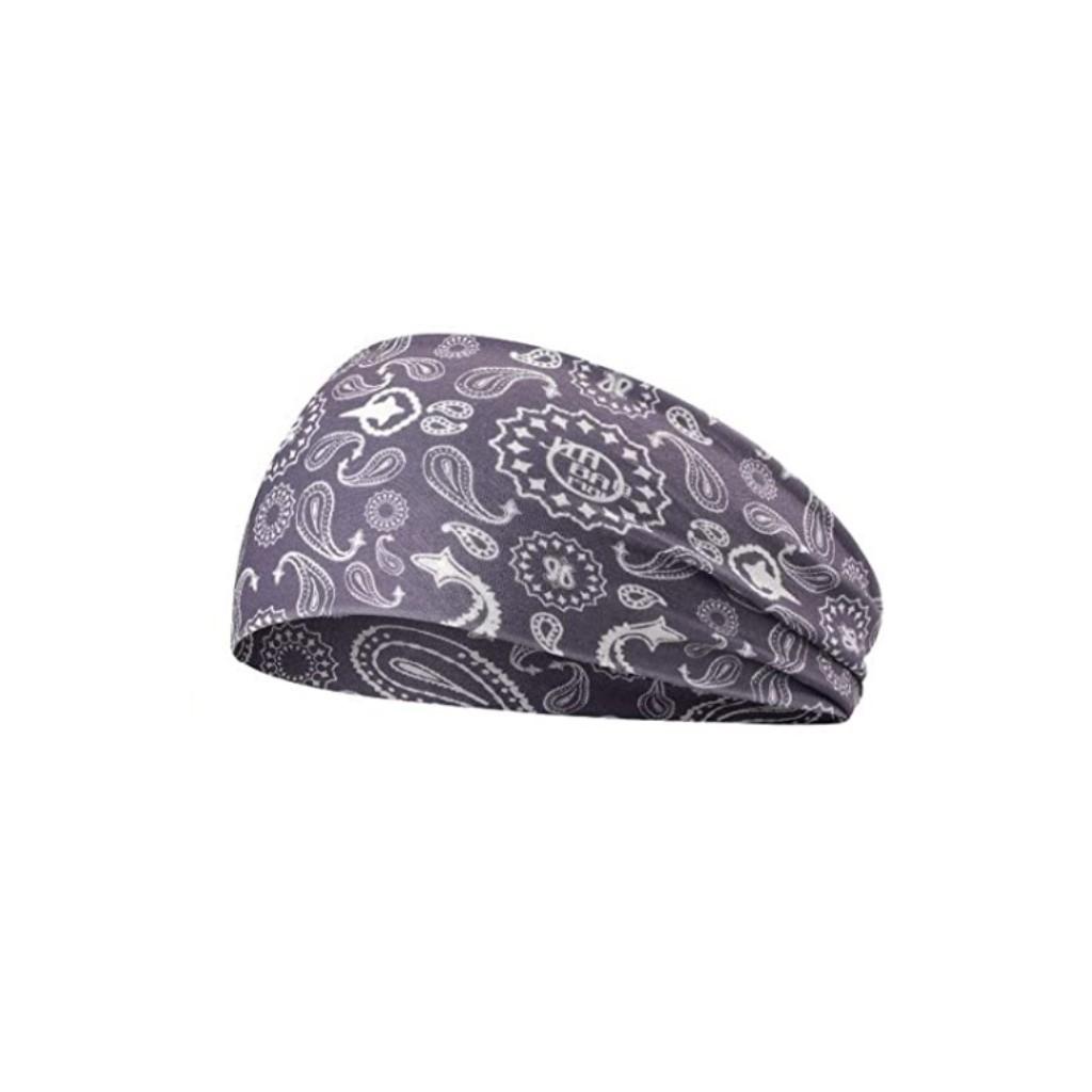 Outdoor running sports headband for women, yoga headband, headscarf, hair accessory, sweat-absorbing band, solid color wide-brimmed headband