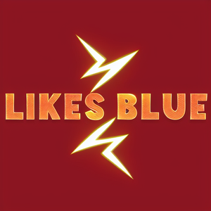 Likes blue