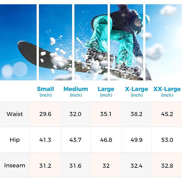 Women's Mountain Insulated Snow Waterproof Ski Pants Winter Outdoor Cargo Pants