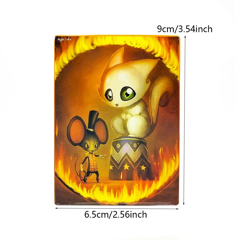 1 box pack, multiple styles, Chimeric Art Collection Cards, Secret Realm Gate-themed card game, Easter Valentine's Halloween Christmas Fantasy Night New Year's Eve Inspiration Party Card Game