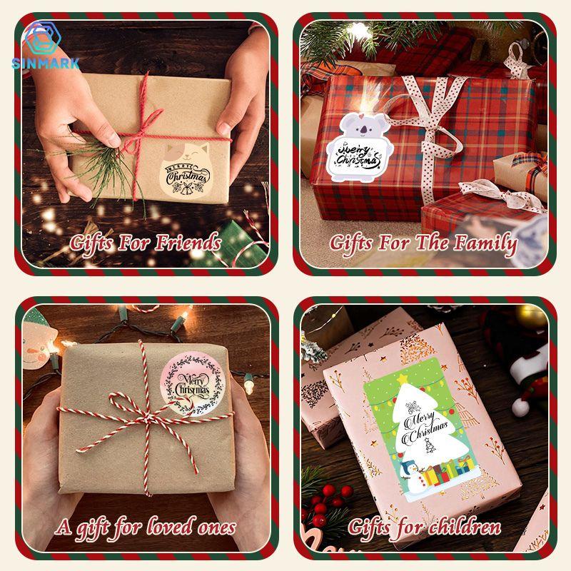 Portable Wireless Label Printer Label Maker Machine + 3 Rolls Color Labels, USB Rechargeable, Compatible with iOS Android Windows, Barcode Clothing Jewelry Retail Mail