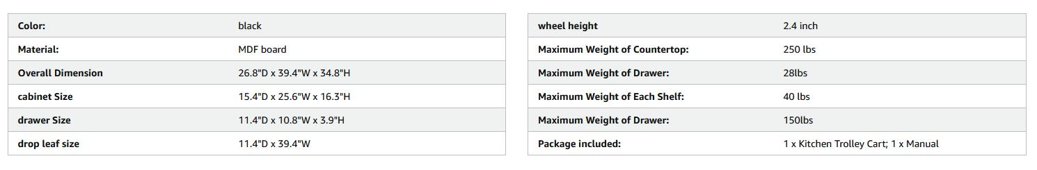 IRONCK Rolling Kitchen Storage Cabinet Island with Drop-Leaf,  Wine Rack & Microwave Stand, Mobile Cart with Drawer,Shelves & Spice Rack & Cup Hanging