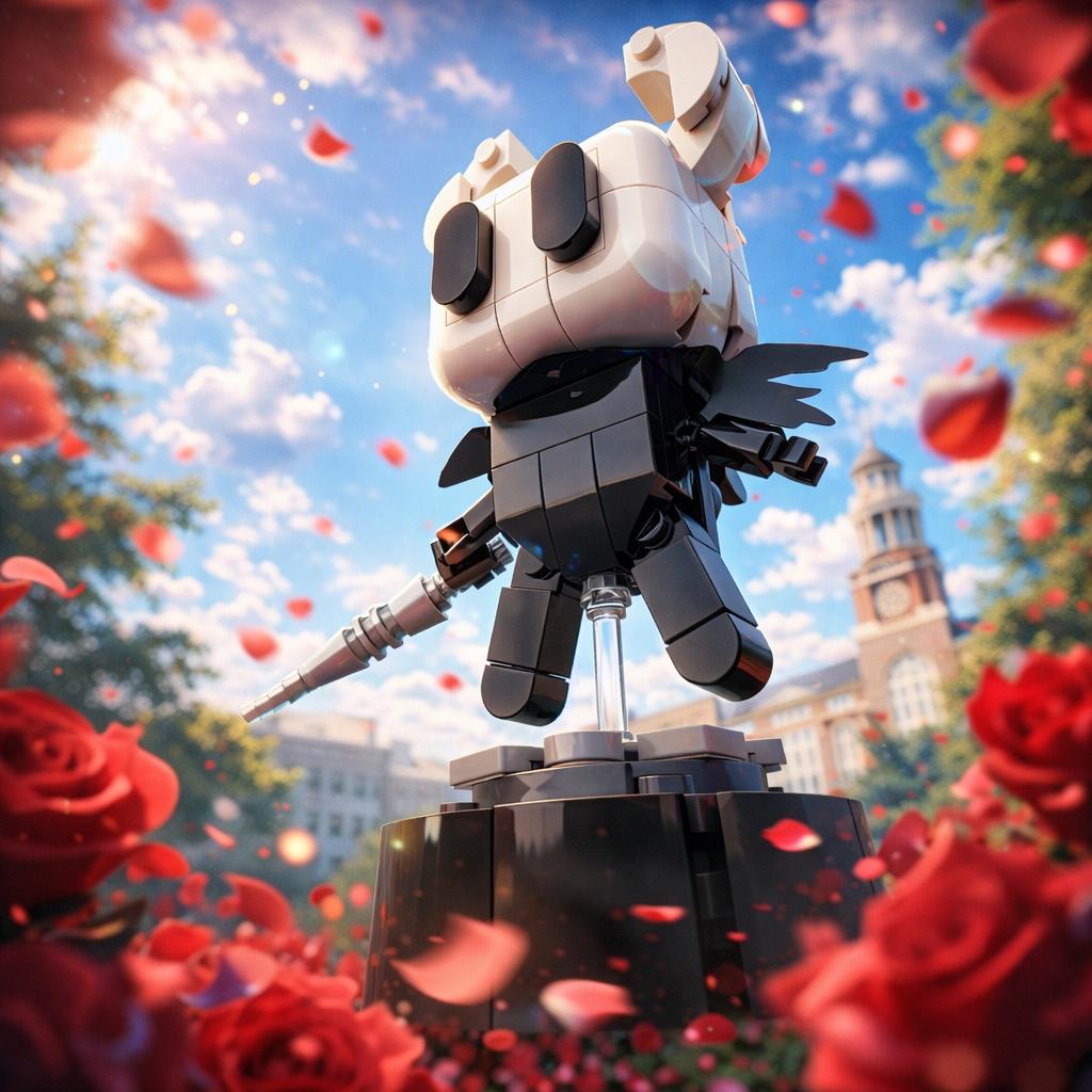 140PCS Cloaked Knight Building Blocks Set, DIY Building Brick Toy, ABS Plastic Warrior Character Model with Scenic Display Base, Exquisite Collectible Display Figure, Includes Printed and Digital Instructions, Birthday Gift for Kids and Adults