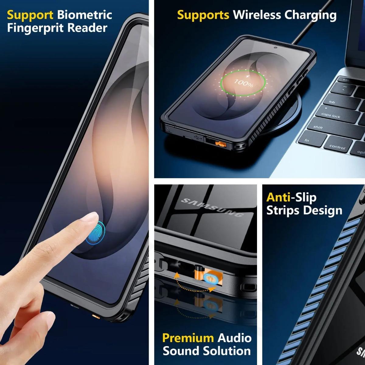 IP68 Shellbox Waterproof Case For Samsung Galaxy S26 S25 FE Ultra S24 S23 A17 A56 A36 Metal Aluminum Swimming Phone Luxury Cover