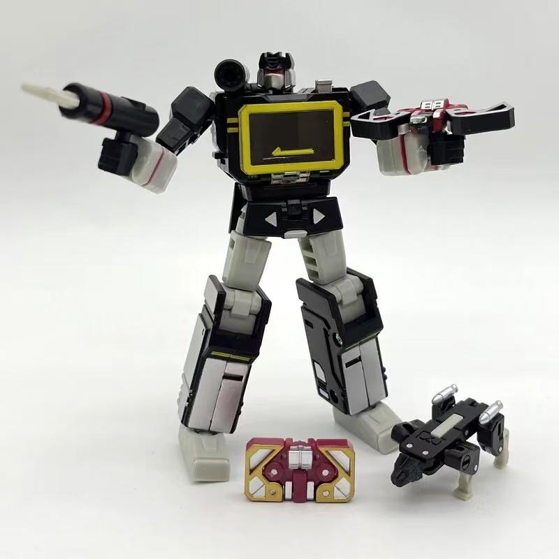 In Stock PT-04 Black Soundwave PT04B Transformation Tape G1 Mini Pocket War KO DX9 Action Figure Robot Toys christmas Kids Gift