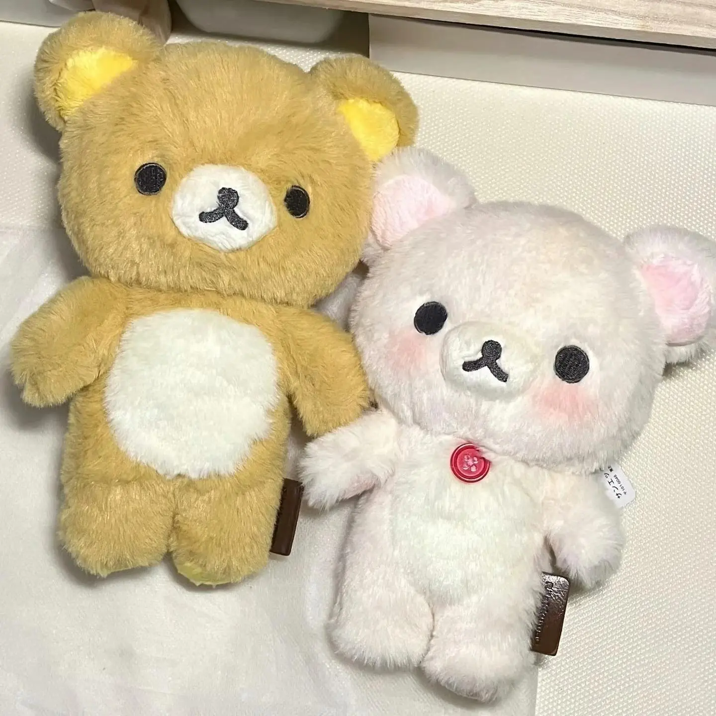 20cm Cute Rilakkuma Korilakkuma Plush Toy Japanese Style Brown White Bear Stuffed Animals Adorable Birthday Gift for Girl