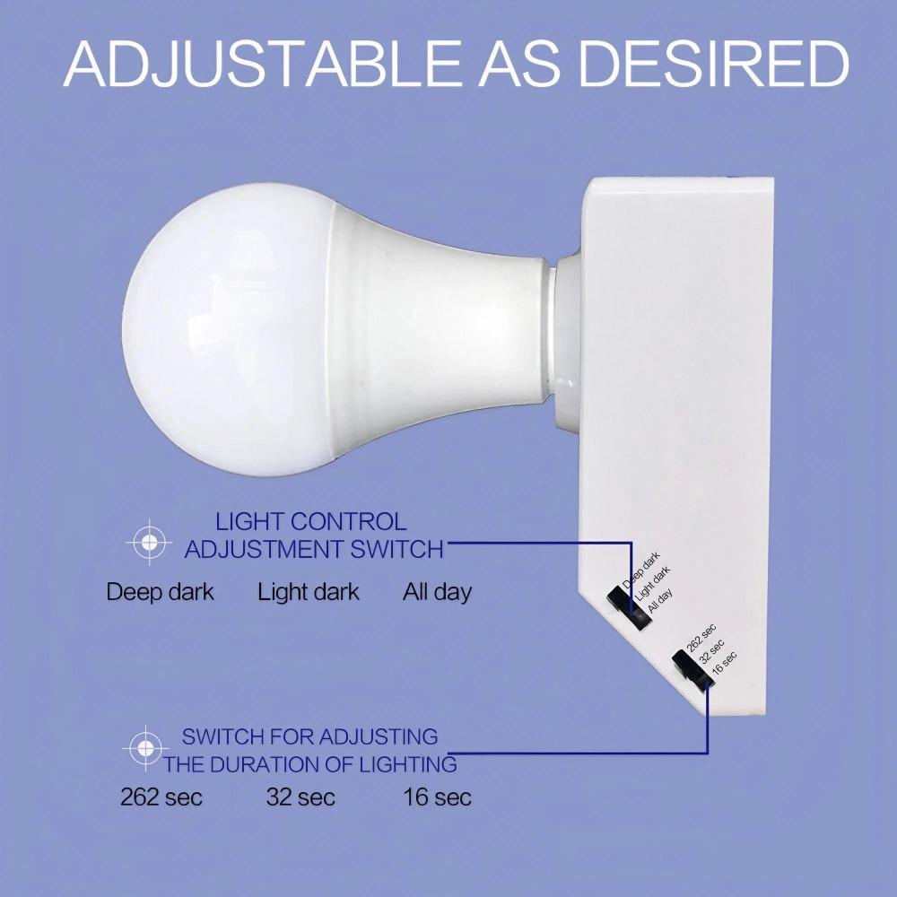 Smart human sensor e27 bulb; auto on/off with motion detection, energy efficient, ideal for Hallway Garage Indoor Outdoor Lighting Convenience