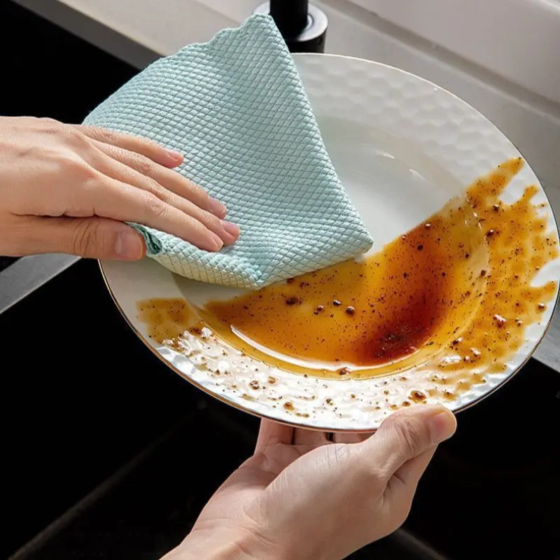 3 Packs Magic Cleaning Cloths, Remove Water Stains Glass Cloth, Scratch Free Cloth, Multipurpose Absorbent Cloth, No Residue Window Cleaner, Easy Quick Clean for Kitchen, Car Mirrors, Soft Dry Wipe, Absorbent Detailing Cloth, Super Absorbent Reusable