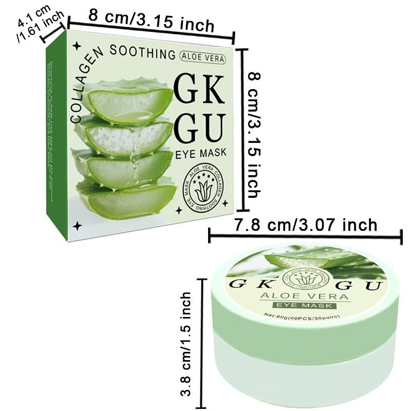 60 Pcs Arovilla Collagen Eye Mask, Hydrating and Firming, Fragrance-Free, Natural Ingredients, 30 Min Relaxing Care, Elegant Packaging