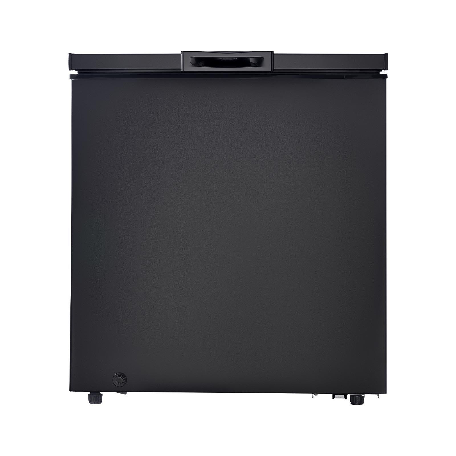 Chest Freezer, 5 Cu. ft Compact Deep Freezer, Free Standing Top Open Door Chest Freezers with 2 Removable Baskets Adjustable Thermostat - Energy Saving, Low Noise Garage Ready, Black