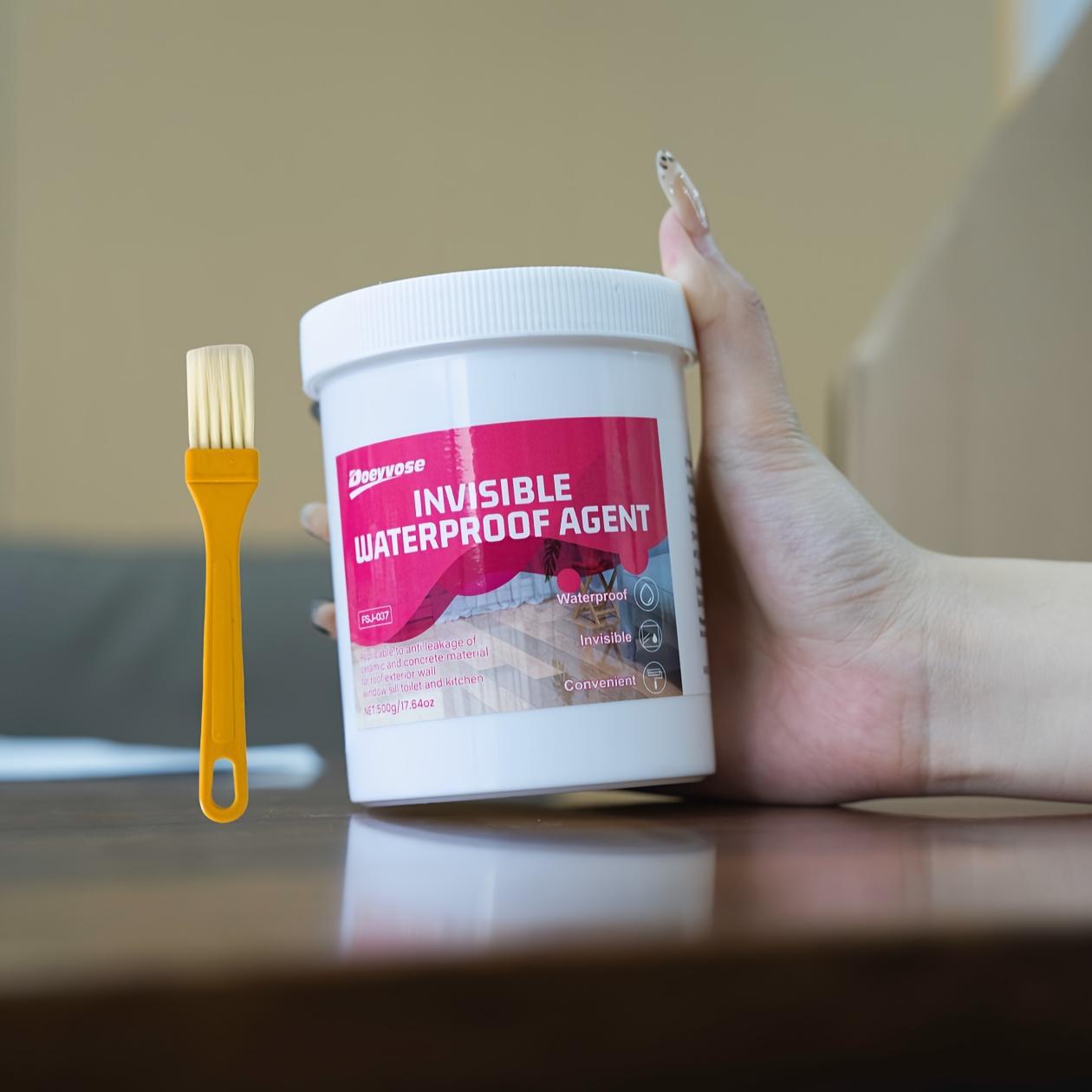 Invisible Waterproof Sealant, Balcony Railing Sealant, Strong Adhesive Waterproof Sealant for metallic/Wood/Concrete Surface, Durable Waterproof Protector, Concrete Sealer