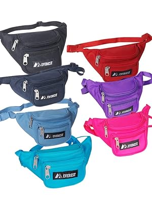 Everest unisex child Signature - Junior waist packs, Navy, One Size US Everest unisex child Signature - Junior waist packs, Navy, One Size US