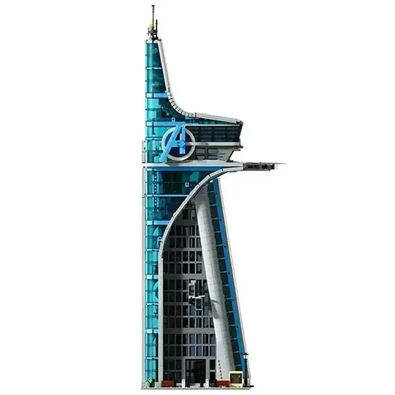 Large Tower Architecture Building Blocks Set Comes in Numbered Bags & Includes Minifigures, DIY Construction Brick Model, Collectible Architectural Display Model for Adults, Birthday and Christmas Gifts