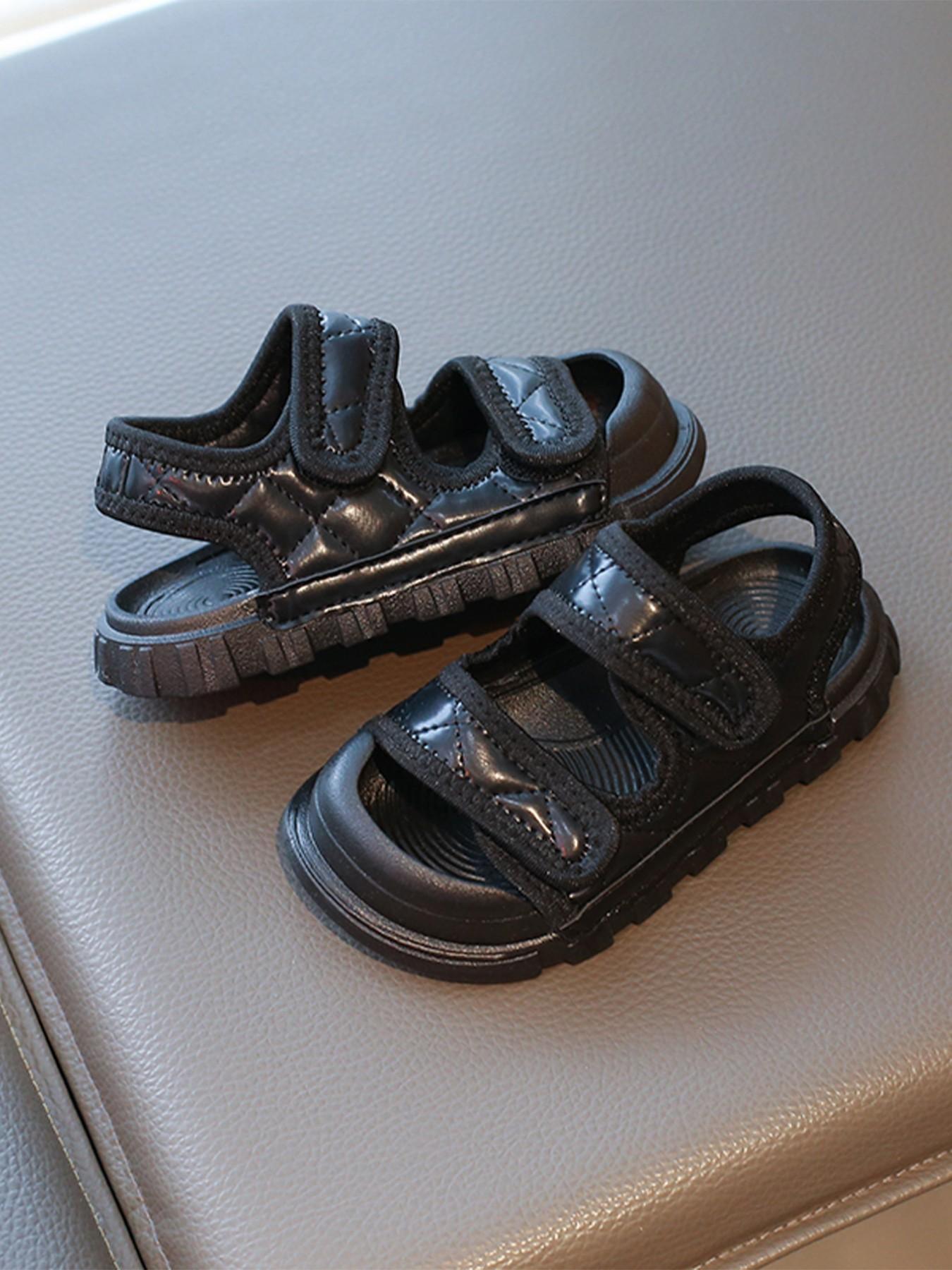 Sandals Bestseller, Unisex Toddler Closed-Toe Anti-Tip Soft Sole Non-Slip Rhombus Pattern Baby Walking Shoes