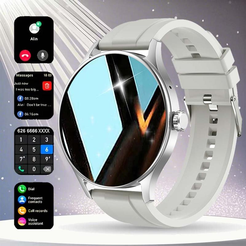 New 2026 Fashion Smart Watch Screen 1.53 Inch HD Holiday Gift for Men Women Bt-compatible Phone Call Health Tracker Sports Mode Notification Reminder