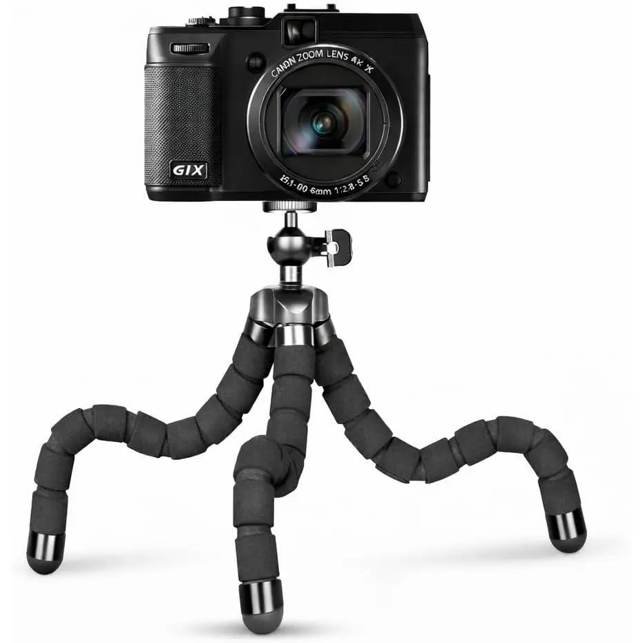 6.5” Flexible Tripod for Phone & Small Cameras – Bendable Mini Tripod for , Android, Vlogging & Travel