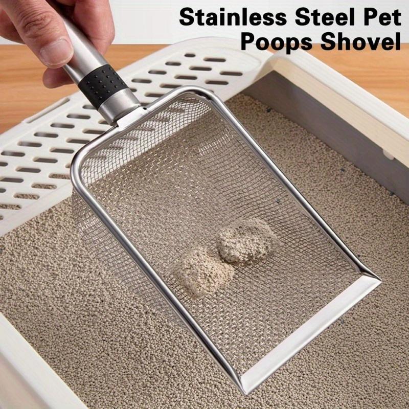 Gardening Soil Sifter with Handle, Portable for Soil Sand Compost, Multi-Use as Cat Litter Scoop, Ideal for Gardening and Cleaning