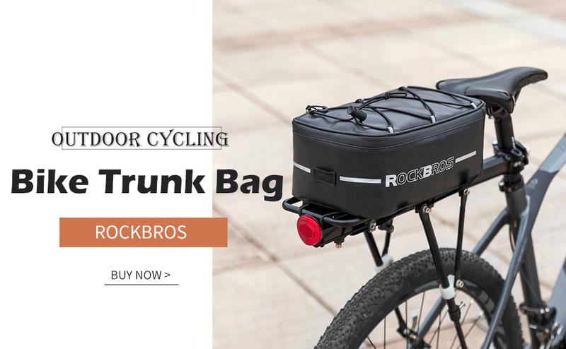 ROCKBROS Bike Rack Bag Saddle Pannier Bag Waterproof 6L or 9L