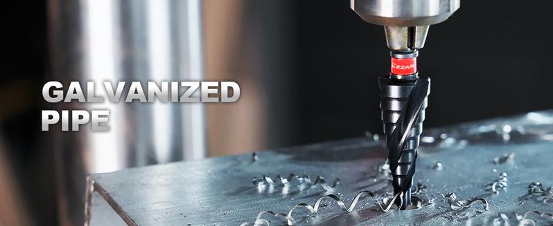 EZARC Wear-Resistant AlTiN Coated Step Drill Bit Set, 1/4" Hex Shank for Metal, Stainless Steel, Aluminum, Plastic Cutting Heavy Duty, FathersDayGift EZARC Wear-Resistant AlTiN Coated Step Drill Bit Set, 1/4" Hex Shank for Metal, Stainless Steel, Aluminum, Plastic Cutting Heavy Duty, FathersDayGift