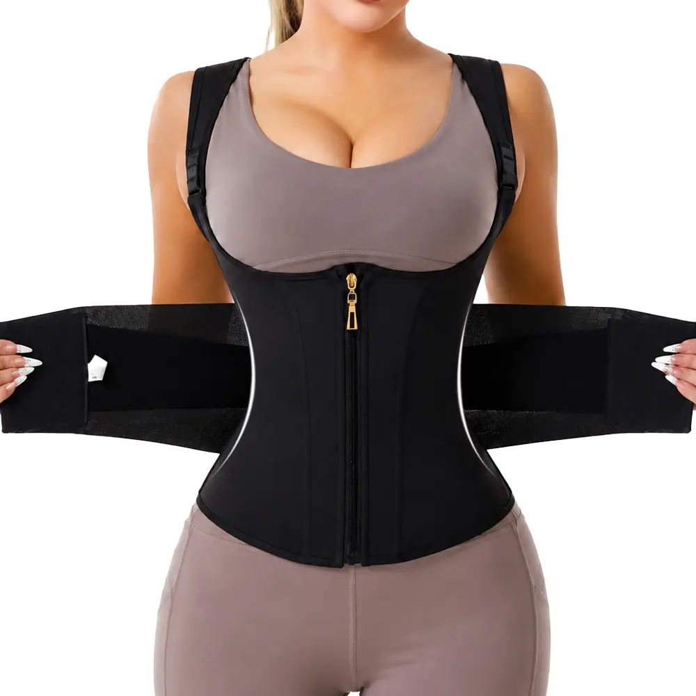Colombian Faja for Women, Adjustable Shoulder Straps Waist Trainer Girdle, Abdominal Compression Faja Body Shaper Faja Moldeadora, Daily Wear Workout Fitness Shapewear