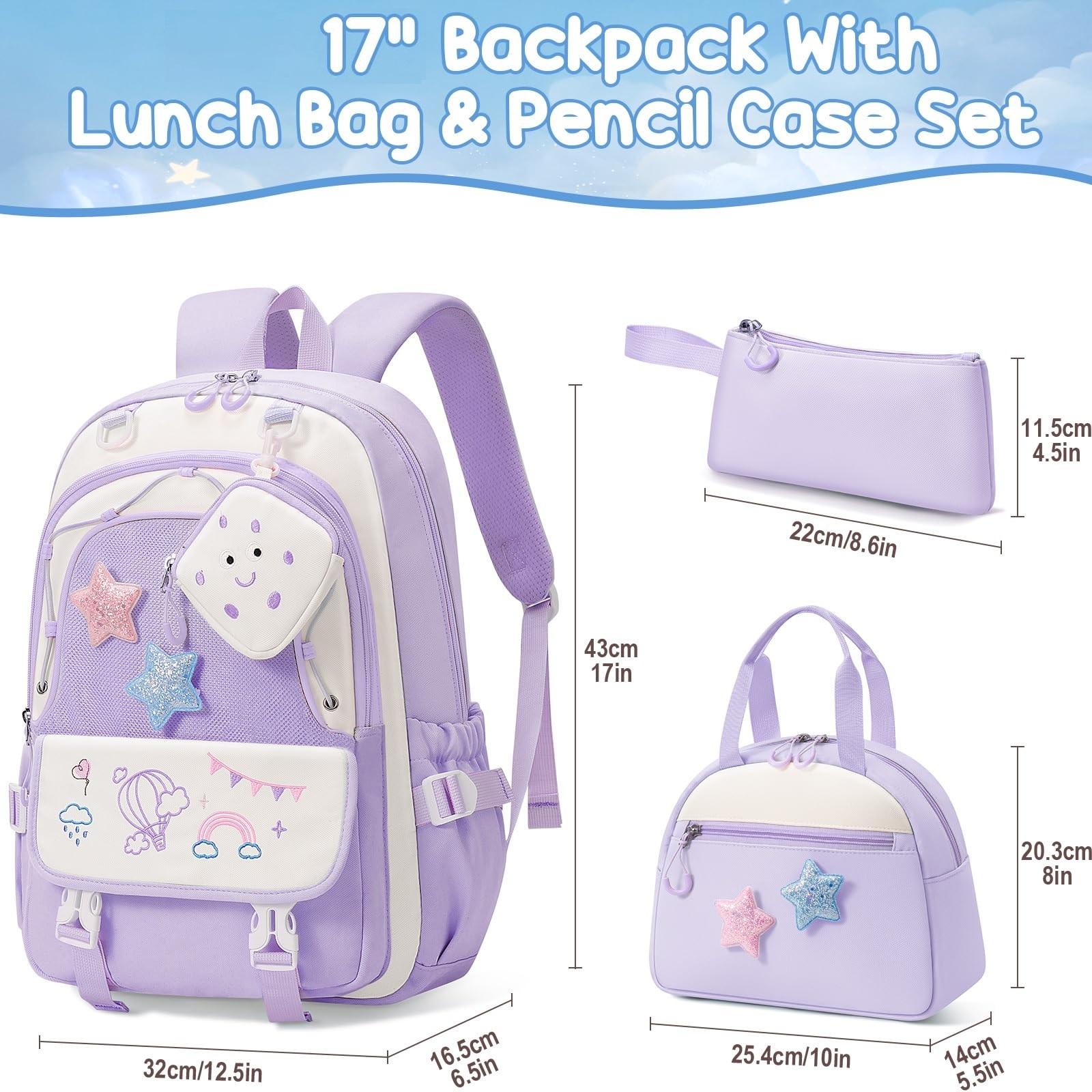 Fimibuke Waterproof 3 PCS Backpack Set with Lunch Bag & Pencil Case – Lightweight School Bag Bookbag for Girls and Boys , Ideal for Elementary Middle High School Students dealsforyoudays Fimibuke Waterproof 3 PCS Backpack Set with Lunch Bag & Pencil Case – Lightweight School Bag Bookbag for Girls and Boys , Ideal for Elementary Middle High School Students dealsforyoudays