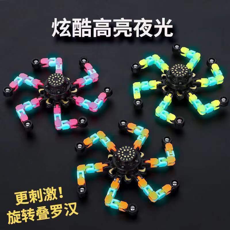 Transformable Finger Spinner, Rotating Folding Design, Portable Handheld Toy, Ideal for Stress Relief & Entertainment