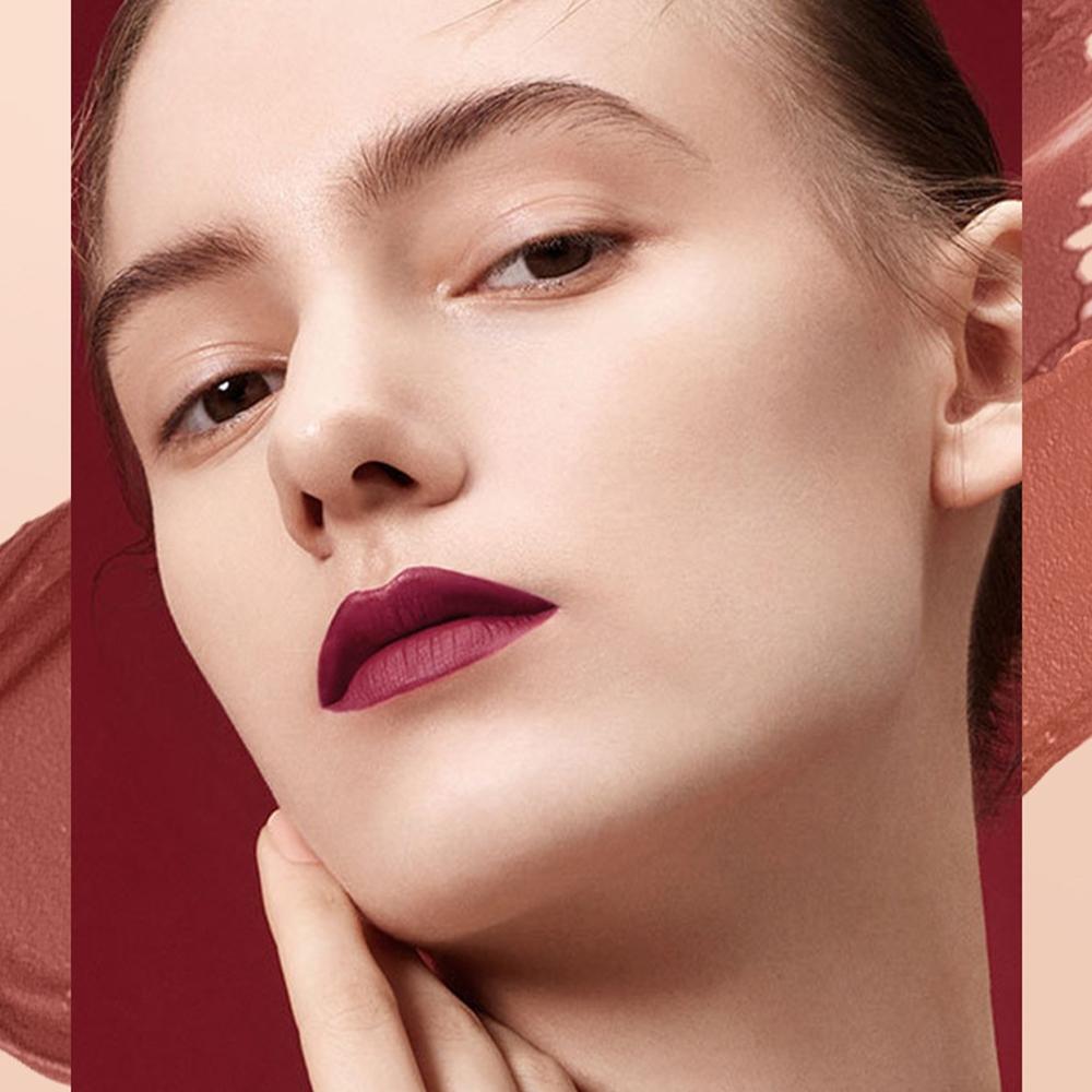 Matte Lipstick & Lip Liner Makeup Set, Liquid Lip Liner, 2 Counts Long Lasting Easy Coloring Lipsticks, Moisturizing Lip Kit, Natural Lip Color, Suitable for All Occasions