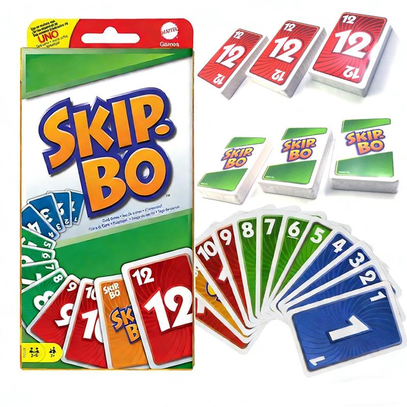 UNO FLIP! Board Game UNO:SKIP BO Cards Pokemon Pikachu Card Game Multiplayer UNO Card Game Family Party Games Toys Kids Toy