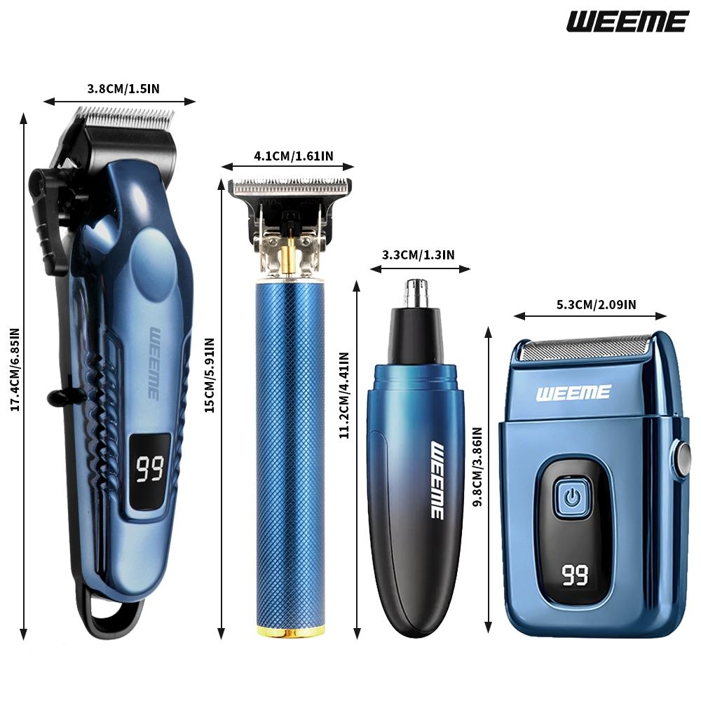 Men's Electric Shaver Set, Trimmer & Beard Grooming Kit, Home Travel Car Use, Professional Hair Removal Tools for Men