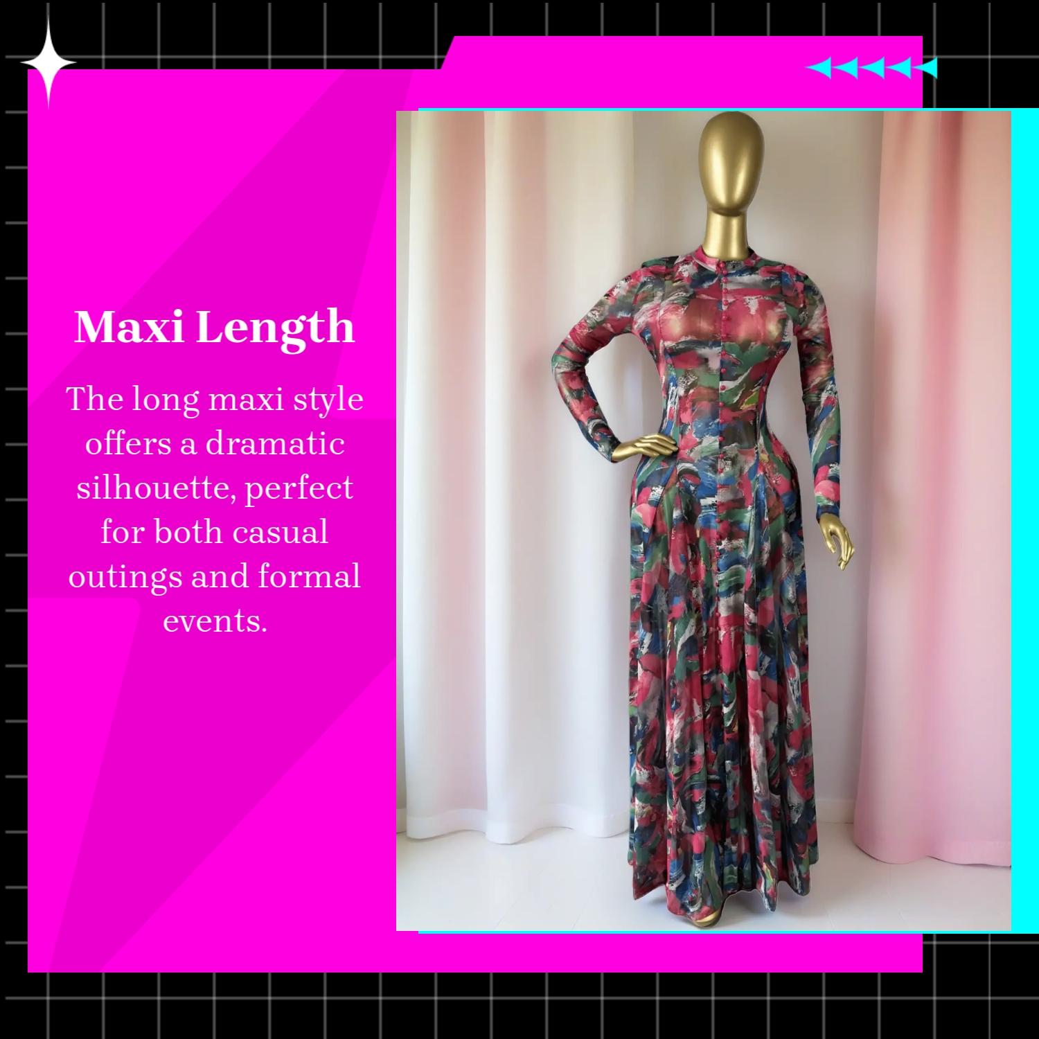 Women's PULKRITU Round-Neck Long Sleeve Woven Maxi Dress, Romantic Valentine's Day Party Outfit Gown, Sexy Mesh Sheer Dress, Spring Lady Dress for Evening Club Wear, Elegant Evening Wear, Formal, Evening Party Dresses, Womenswear Women's PULKRITU Round-Neck Long Sleeve Woven Maxi Dress, Romantic Valentine's Day Party Outfit Gown, Sexy Mesh Sheer Dress, Spring Lady Dress for Evening Club Wear, Elegant Evening Wear, Formal, Evening Party Dresses, Womenswear