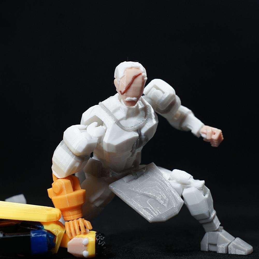 3D Printed Invincible Toys Action Figures Anime Model Lucky Dummy 13 Superheroes Mark Thragg Multi-Jointed Toy Ornaments Gifts