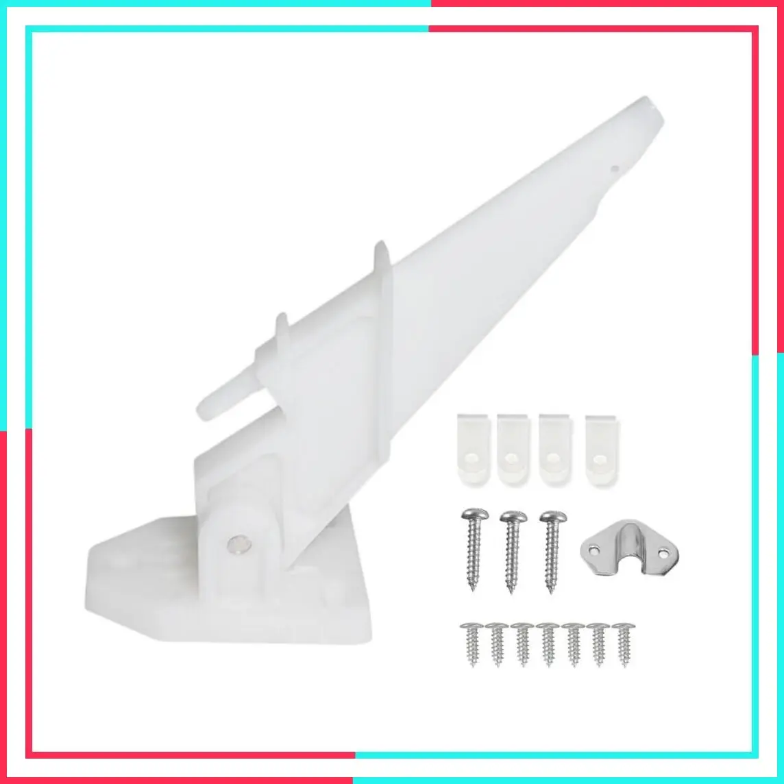 Marine Boat Speedometer Pitot Tube Kit, Automatic Kick-Up Assembly, Up to 80 MPH