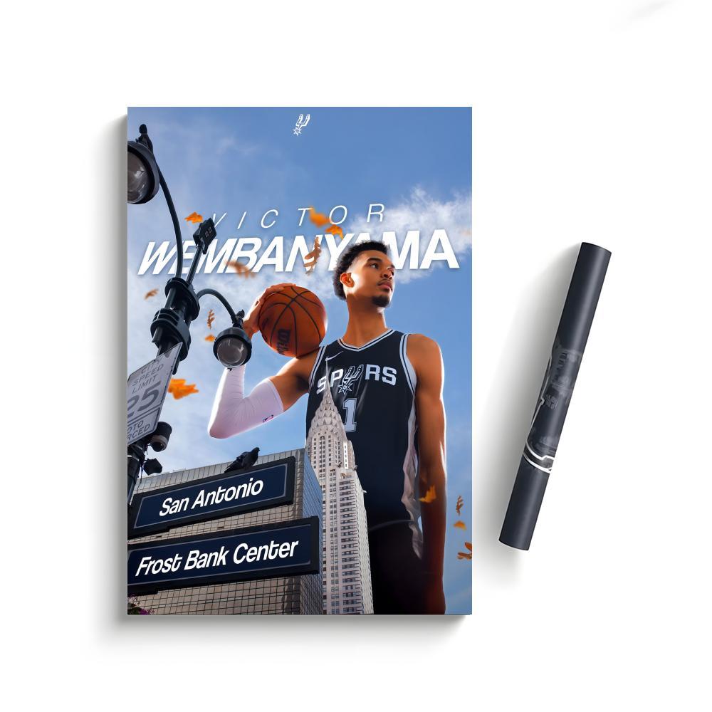 Victor Wembanyama Poster Bedroom Home Decor Art Poster Perfect Gift for Family and Friends