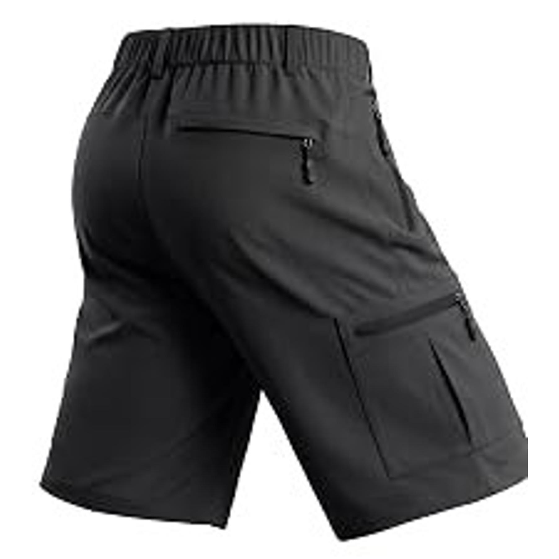 Men's Hiking Cargo Golf Hybrid Shorts 9” Lightweight Quick Dry 5 Zipper Pockets Outdoor Casual Active ShortsGift