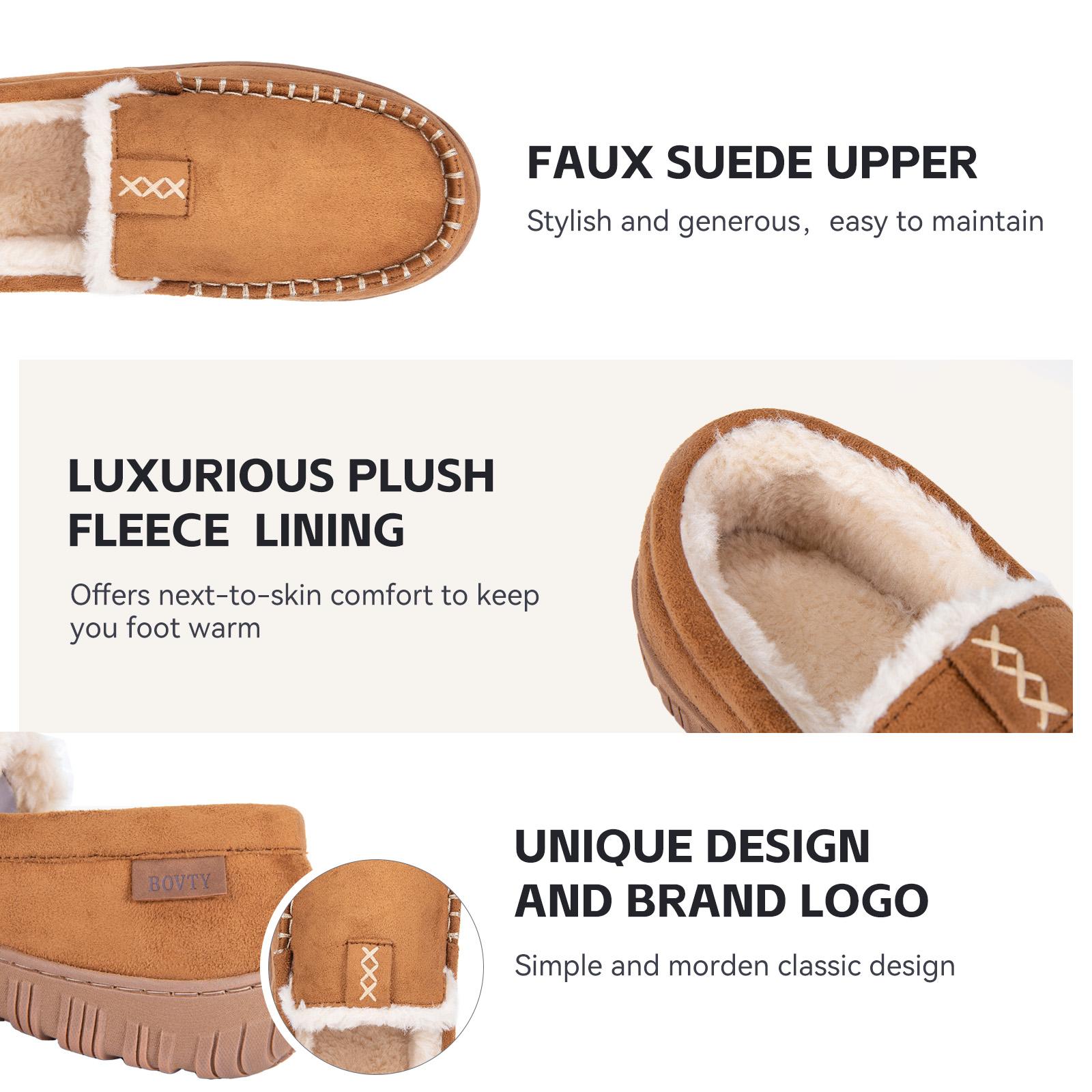 Men's Clog Slippers for Indoor or Outdoor Use Memory Foam Breathable Wide Width Fit Black Holiday Gift for Men Christmas Footwear Shoe Walking Shoes Foot Clogs Suede Clog