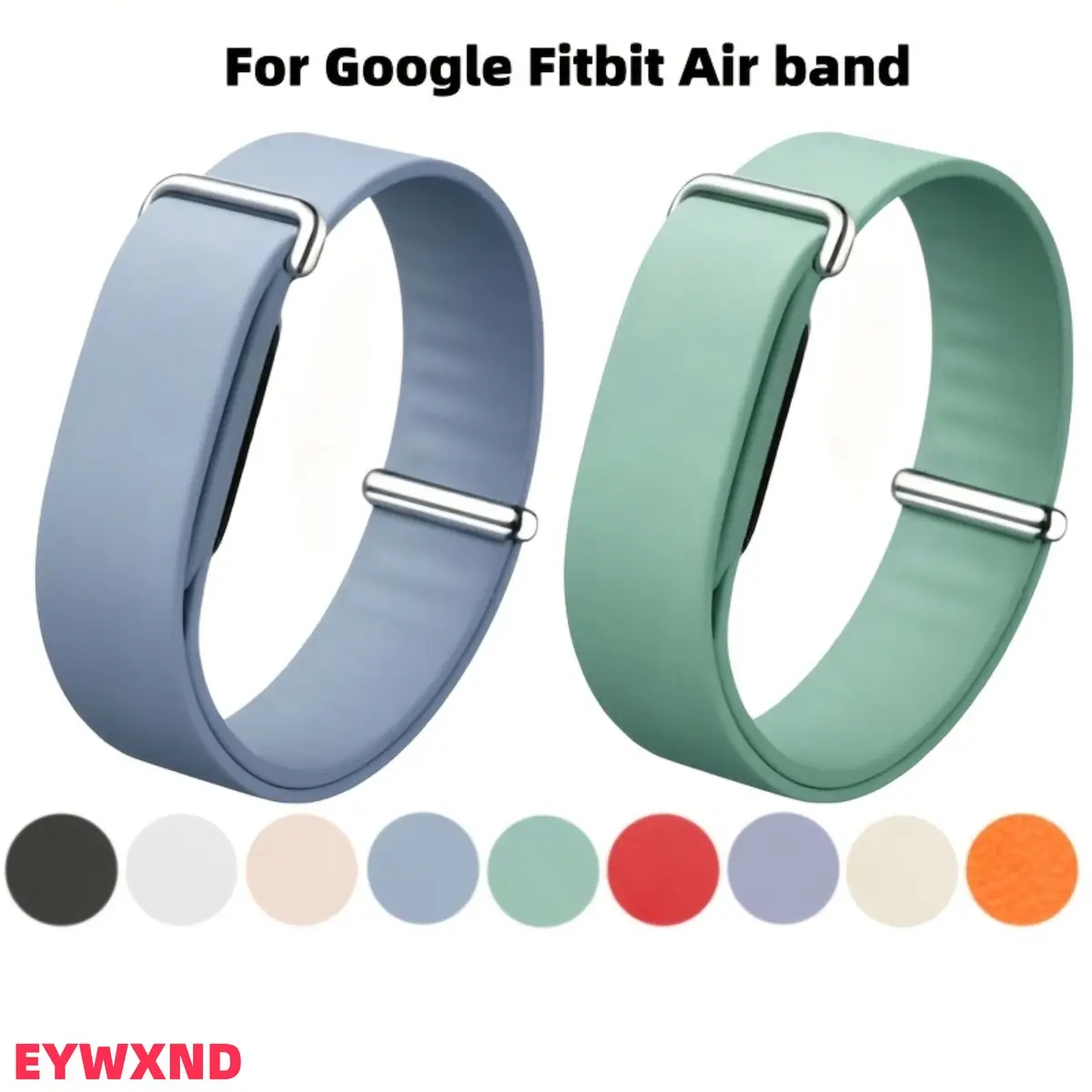 EYWXND Google Fitbit Air wristband replacement strap, specially designed for screenless sports trackers, breathable, skin-friendly and light strap, convenient quick-release, unisex, outdoor sports wristband