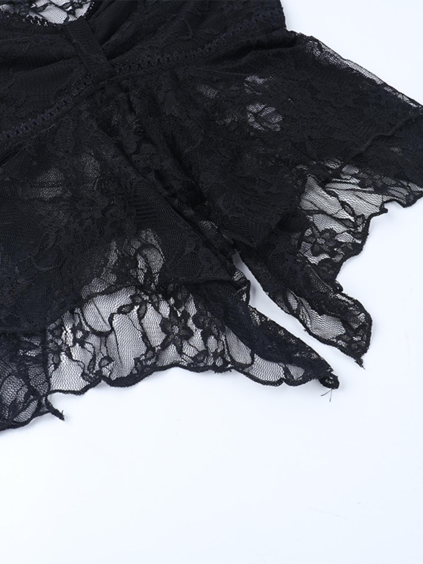 Elegant Lace Long Sleeve Top, Women's Fashionable Blouse, Stylish Hollow Out Design, Perfect for Casual Wear, All Seasons