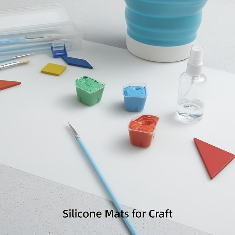 Silicone Mat Multi-Functional Table Pad, Waterproof Oil-Resistant Heatproof Kitchen Trivet, Non-Slip Dining Pad, Washable Foldable Portable