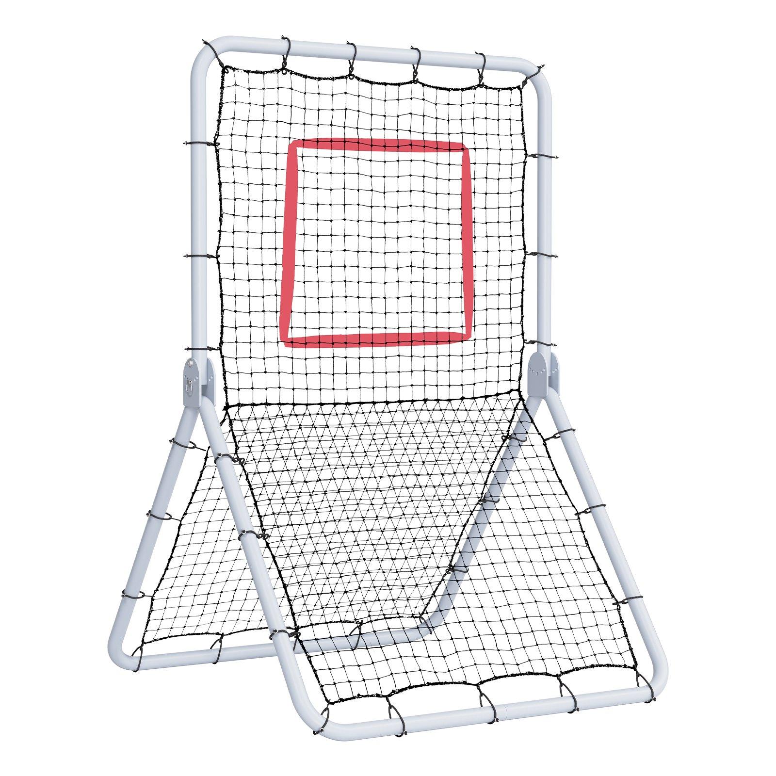 VEVOR Baseball And Softball Rebounder Net, 3.5 x 6 ft PitchBack Baseball Pitching Nest, Softball Pitchback Net, Fielding Trainer, Bounce Back Net for Fielding/Throwing Practice, 5 Adjustable Angles VEVOR Baseball And Softball Rebounder Net, 3.5 x 6 ft PitchBack Baseball Pitching Nest, Softball Pitchback Net, Fielding Trainer, Bounce Back Net for Fielding/Throwing Practice, 5 Adjustable Angles