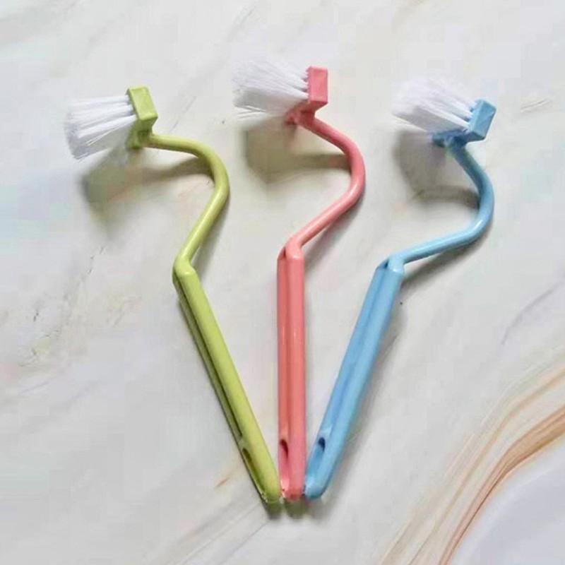 3-Piece Coffee Machine Brush Set, No Dead Corners Tea Maker Cleaner, Home Coffee Bar Tea Room S-Type Kitchen Cleaning Brushes