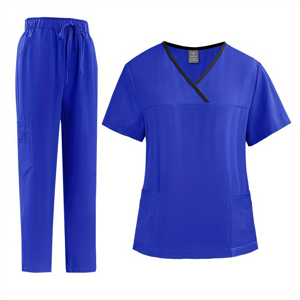 Thin Quick-drying Nursing Home Uniform Female Work Clothes Set Spa Beauty Salon Short-sleeved Trousers Hand Washing Clothes Set