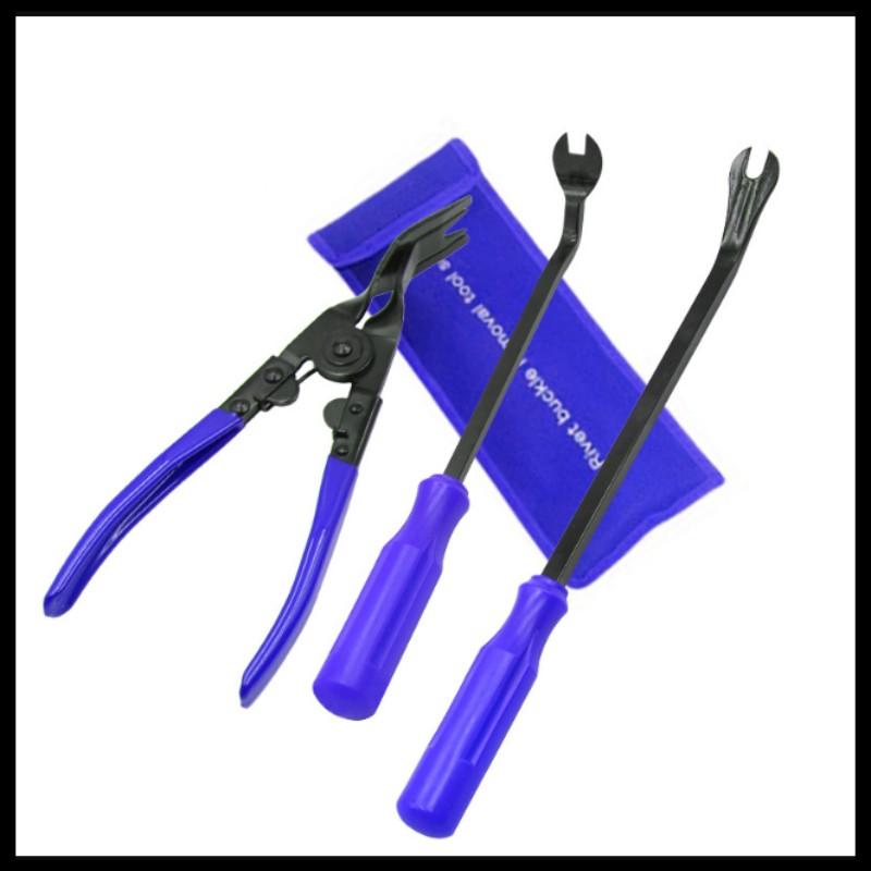 Upgrade Car Interior Trim Removal Tool Kit - Multi-Purpose Dashboard, Console & Door Panel Pry Tools with Non-Slip Grip & Scratch-Proof Design for Auto Repair & Modification