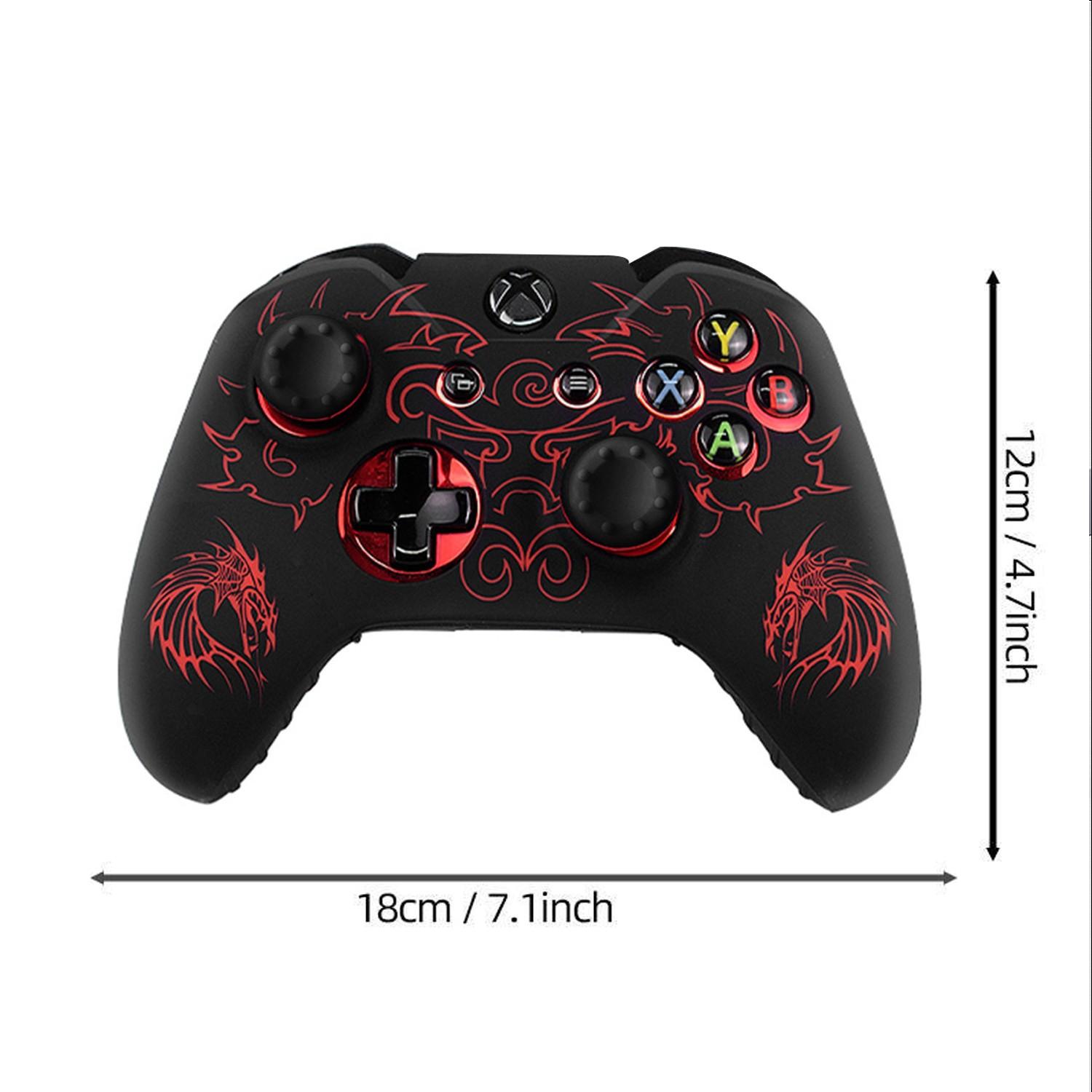 Xbox One Silicone Handle Sleeve, Laser Engraved, Ideal Gift Choice, Durable Protective Cover, Perfect Fit for Xbox Controller