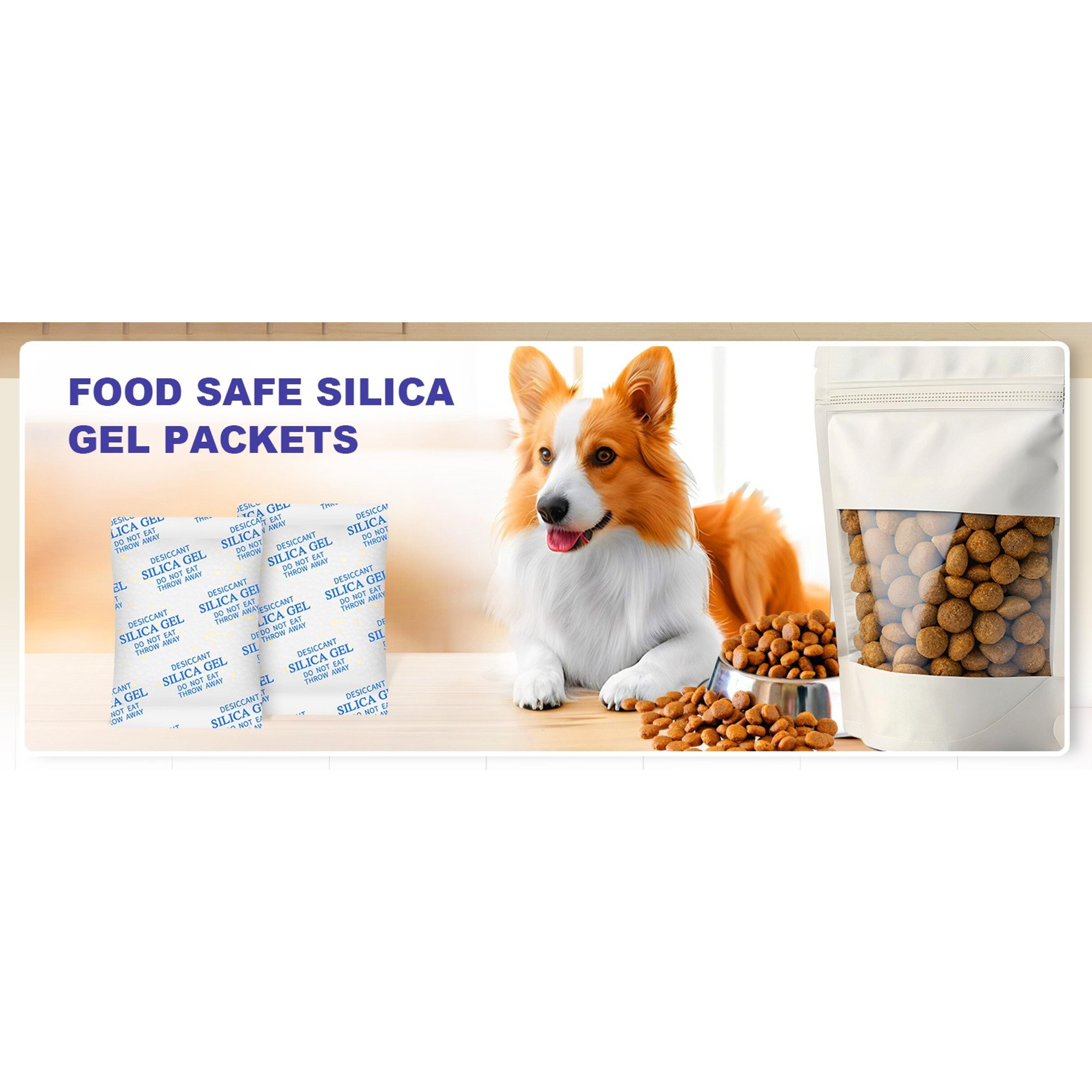 75 Packs 20 Gram Silica Gel Desiccant Packets with Color Indicating - Food Grade Moisture Absorber for Foods, Electronics, Jewelry & Storage, SafeGift